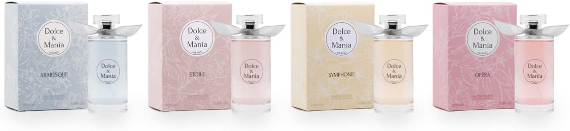 DOLCE & MANIA | Arabesque Eau de Toilette - Parfum Femme avec un équilibre parfait de fraîcheur et de douceur, Made in Italy, 100 ml