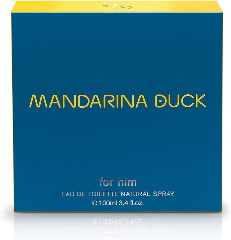 MANDARINA DUCK FRAGRANCES | For Him Eau de Toilette, Parfum masculin en vaporisateur, Famille olfactive Fougère Marine, 100 ml