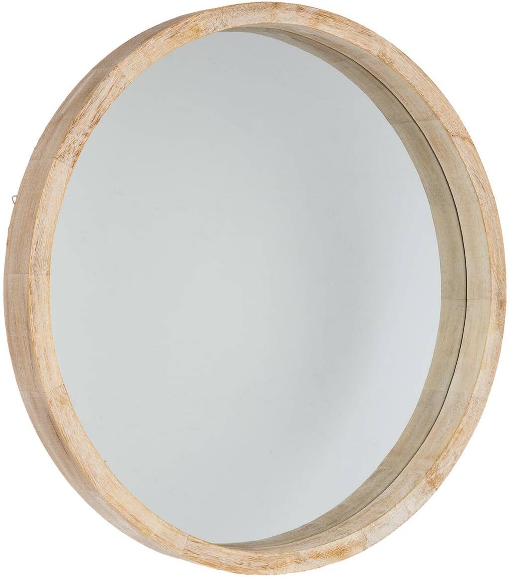 Atmosphera - Miroir en Bois D50 cm