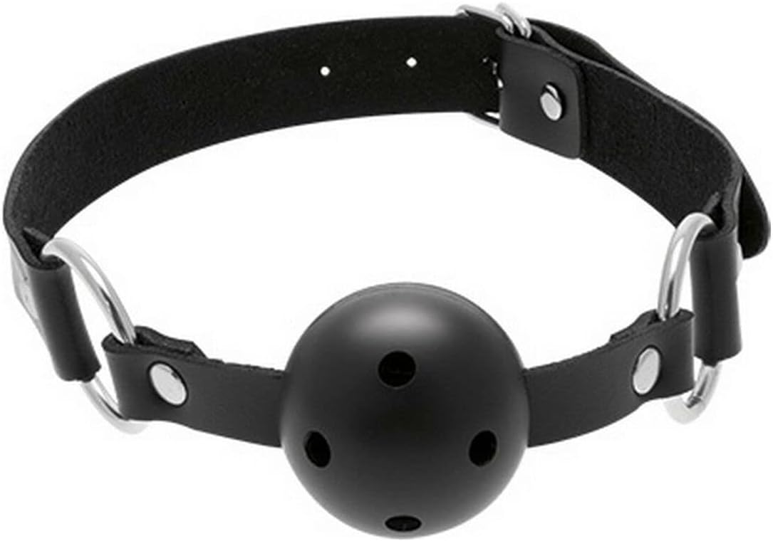 S Pleasures Breathable Ball Gag - Ball Gag Black 130g