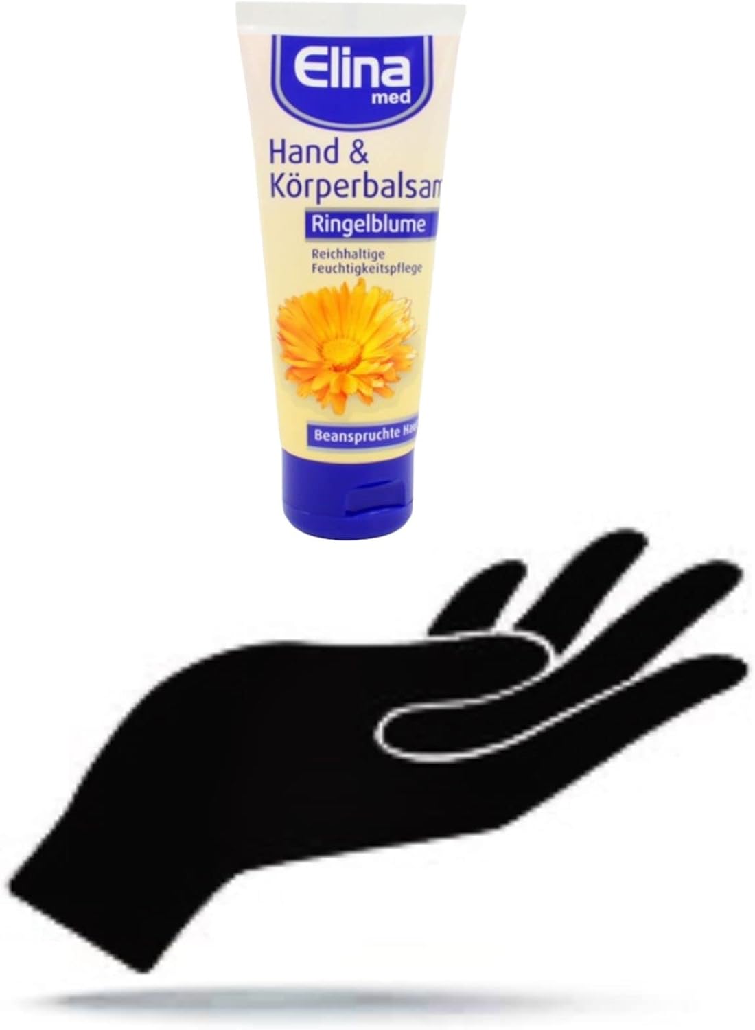Crème à mains Elina 75 ML Protégée et apaise la peau, Crème pour les mains, Femme, Unisex