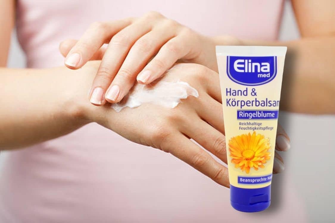 Crème à mains Elina 75 ML Protégée et apaise la peau, Crème pour les mains, Femme, Unisex