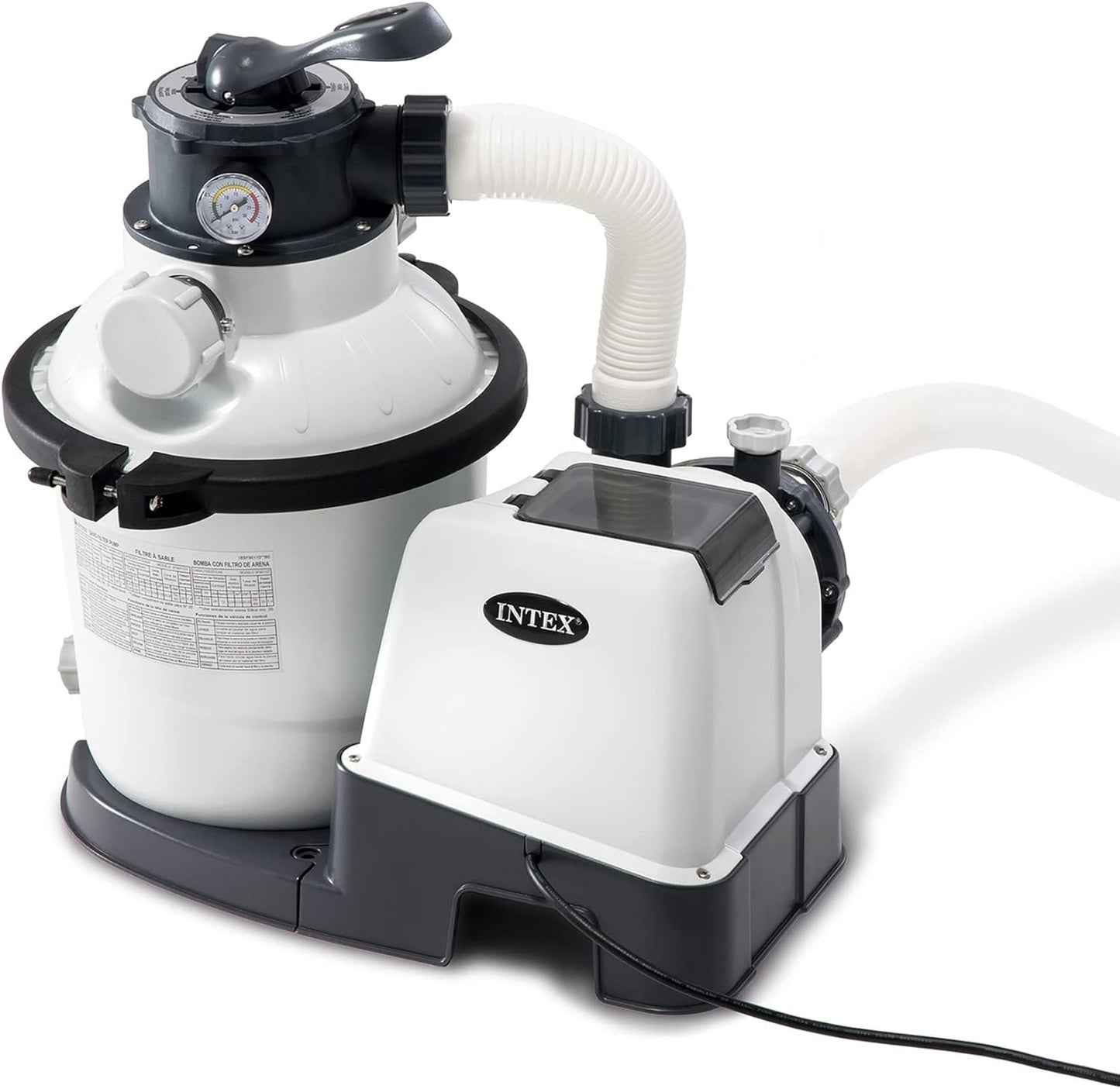 Intex filtre à sable sx1500 4m3/h pour piscine jusqu'à 24m3
