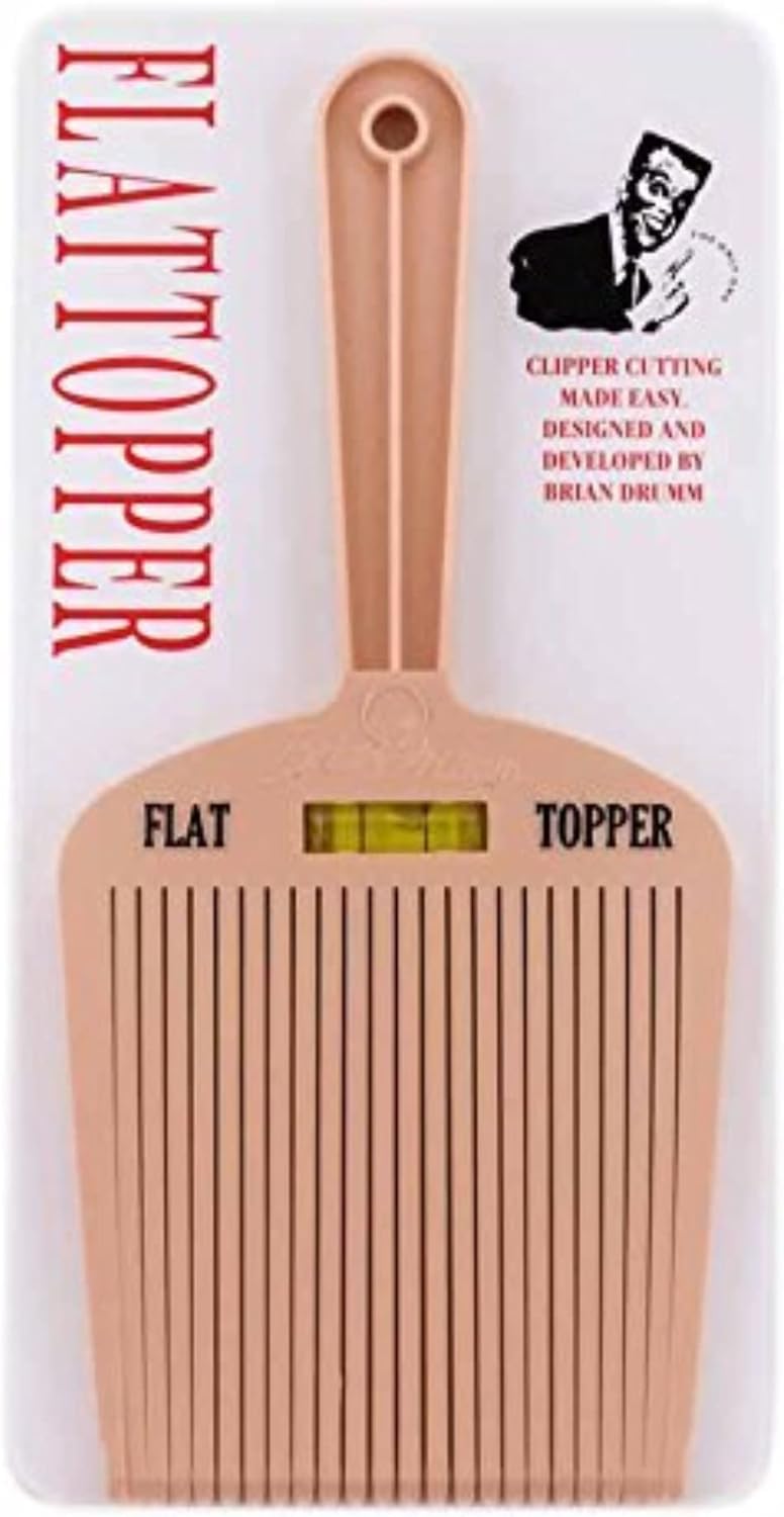 Brian Drumm - Flattopper I - Nivelle Integrated Hairdressing Comb - Beige