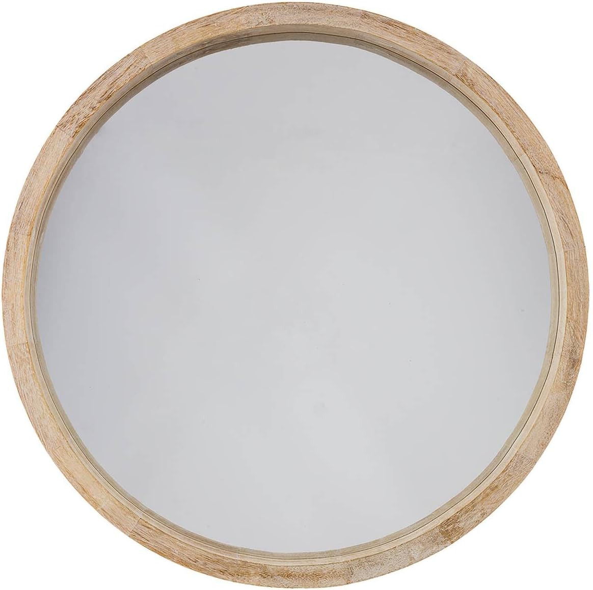 Atmosphera Wooden Mirror D50 cm