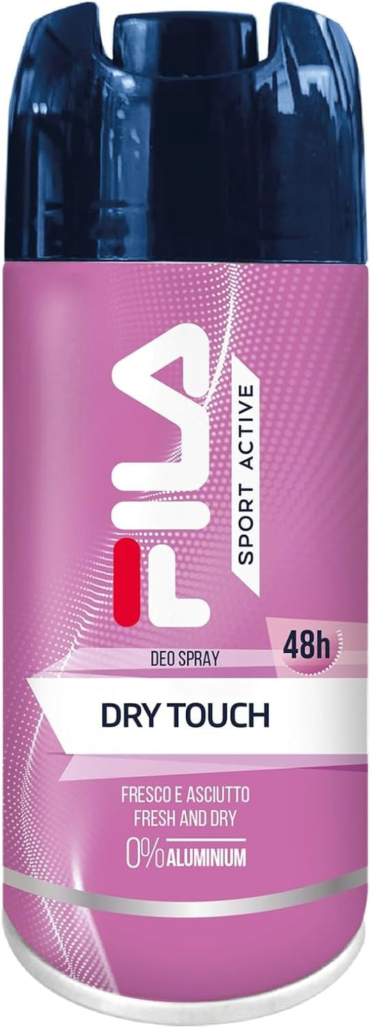 Fila® Dry Touch Woman Déodorant en spray – Fraîcheur longue durée pour les fans de sports et de streetwear – 150 ml