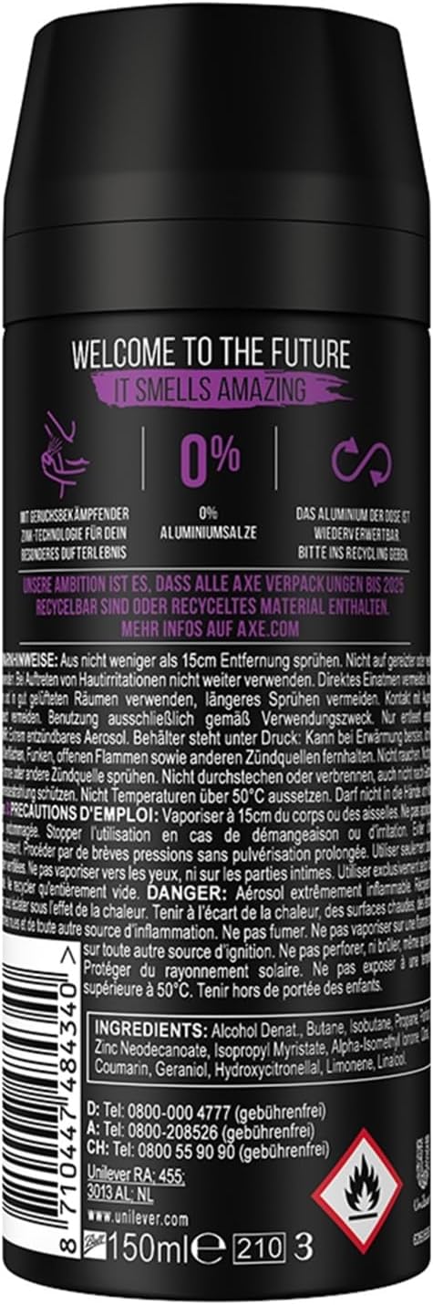 AXE EXCITE DESODORANTE 150ML VAPORIZADOR