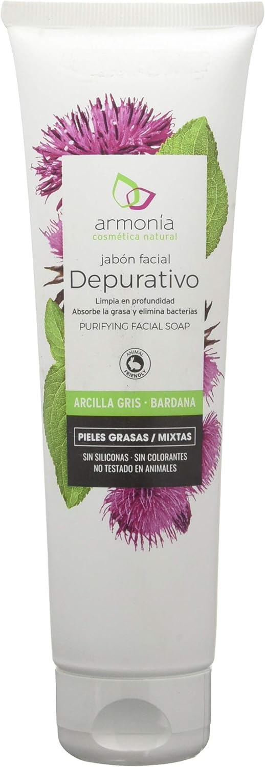 ARMONIA - Grey clay TUBE face soap