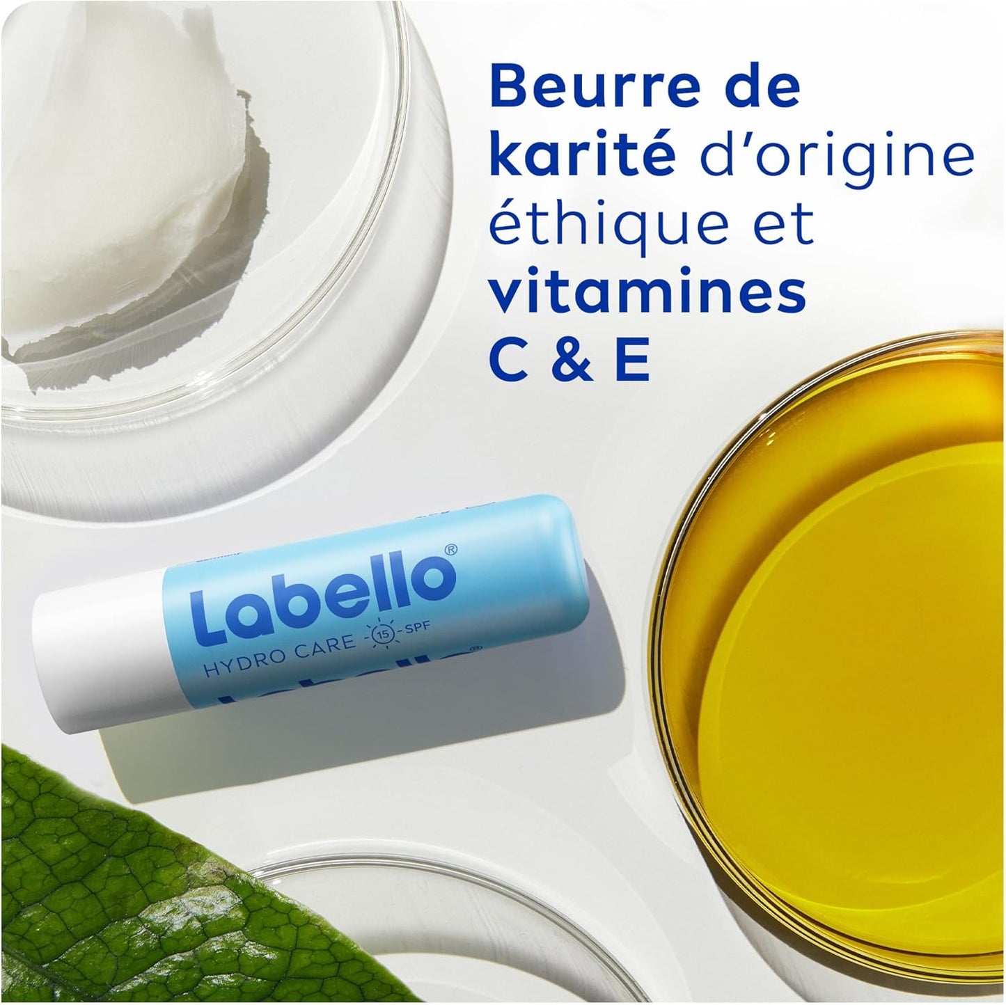LABELLO Original (1 x 4,8g), Baume à lèvres enrichi en huiles naturelles et à la texture onctueuse, Soin des lèvres Hydratation longue durée pendant 24H