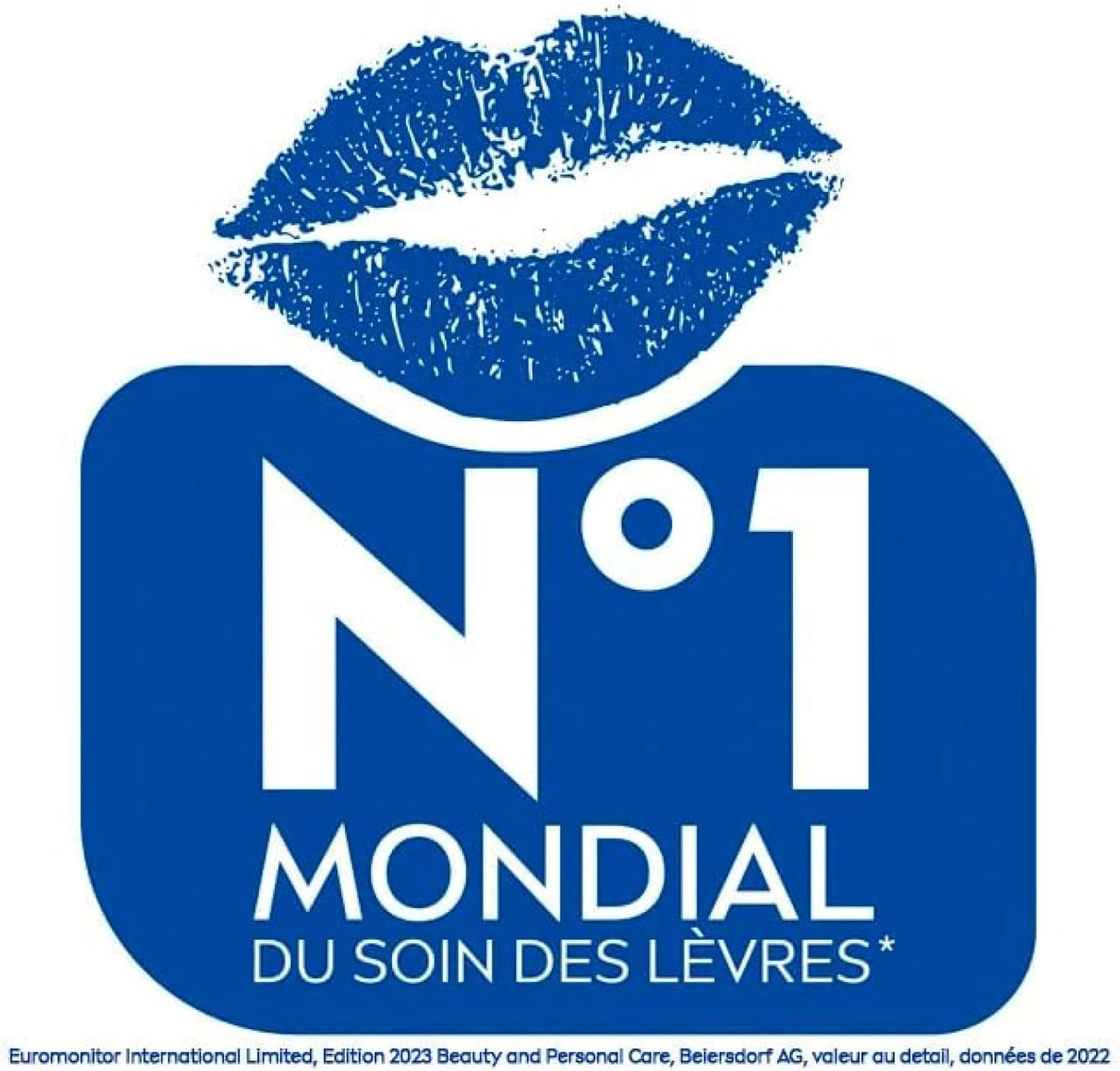 LABELLO Original (1 x 4,8g), Baume à lèvres enrichi en huiles naturelles et à la texture onctueuse, Soin des lèvres Hydratation longue durée pendant 24H