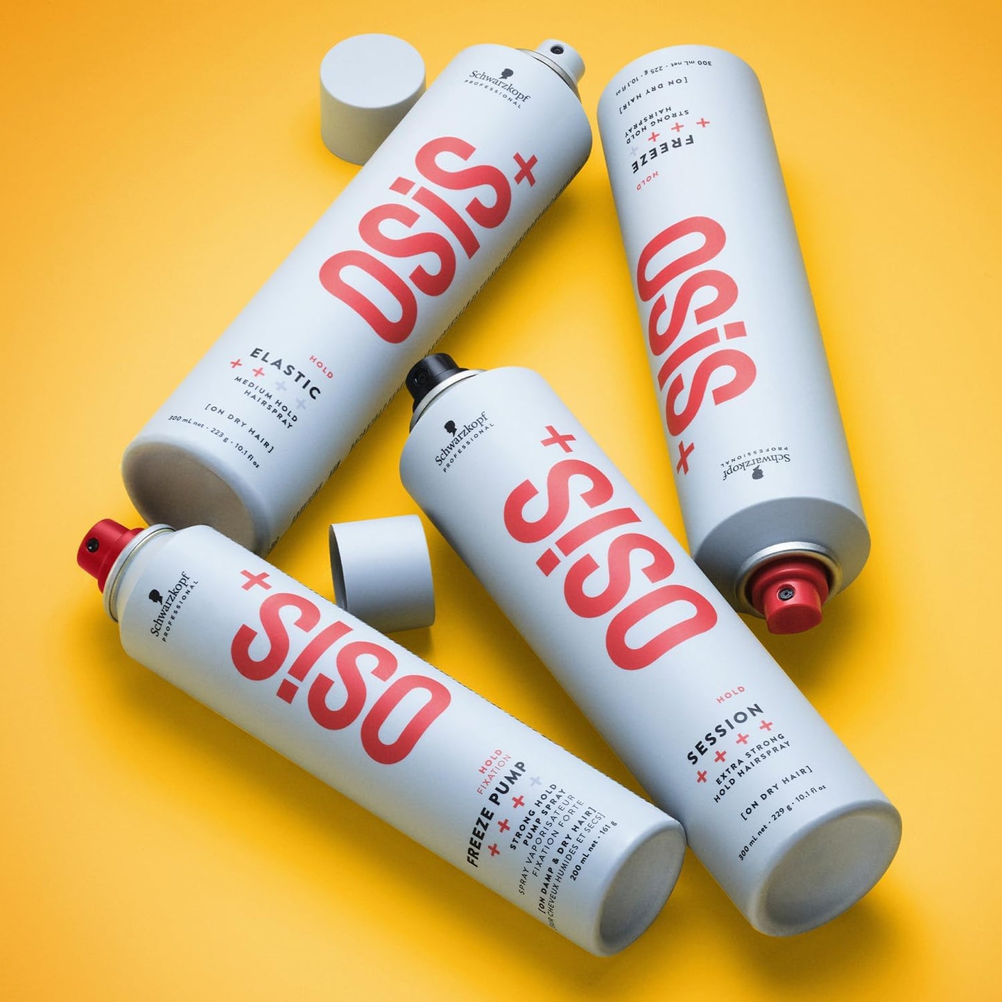 Schwarzkopf Professional OSiS Session Laque Cheveux Longue Durée Résistante Au Vent Finition Lisse Anti Humidité Protection Thermique Fixation Très Forte 300 ml