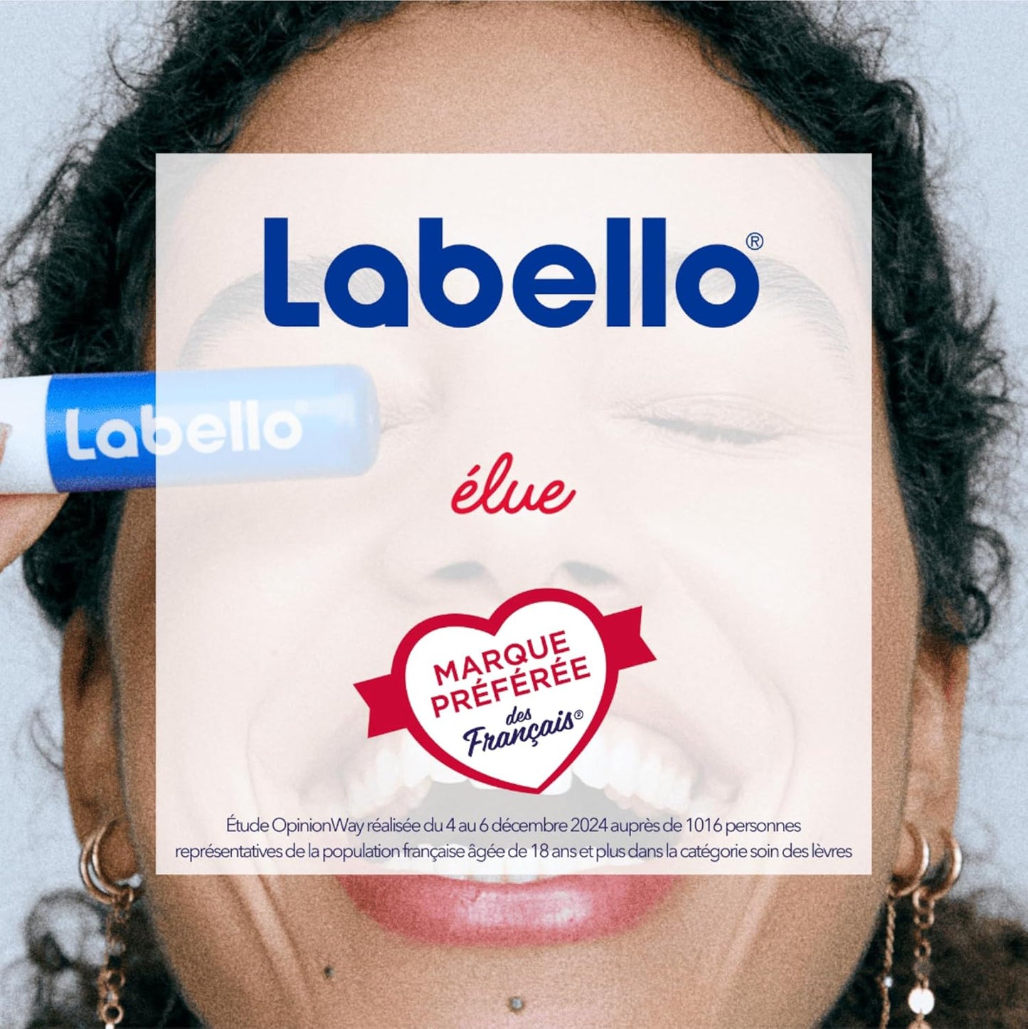 LABELLO Original (1 x 4,8g), Baume à lèvres enrichi en huiles naturelles et à la texture onctueuse, Soin des lèvres Hydratation longue durée pendant 24H