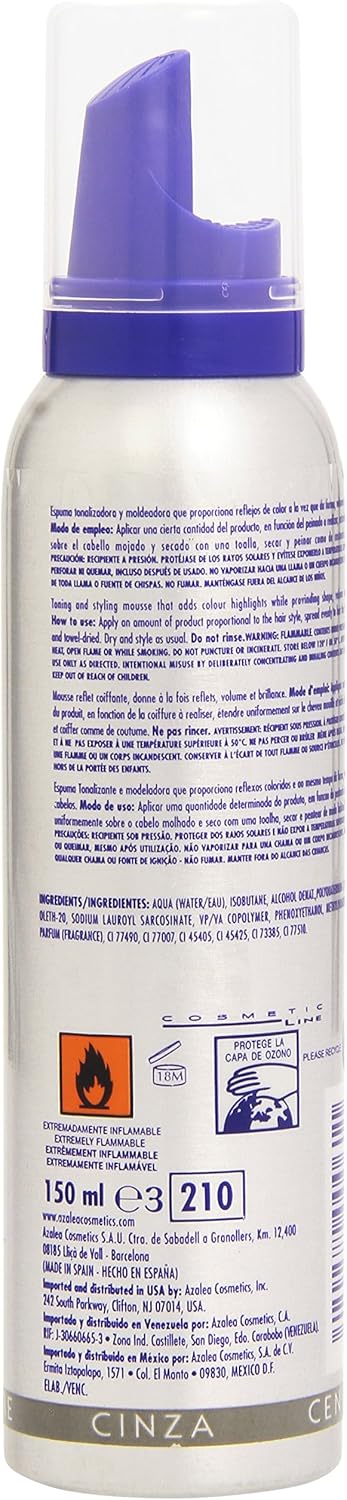 Azalea - ESPUMA COLOR cheveux argent 150 ml