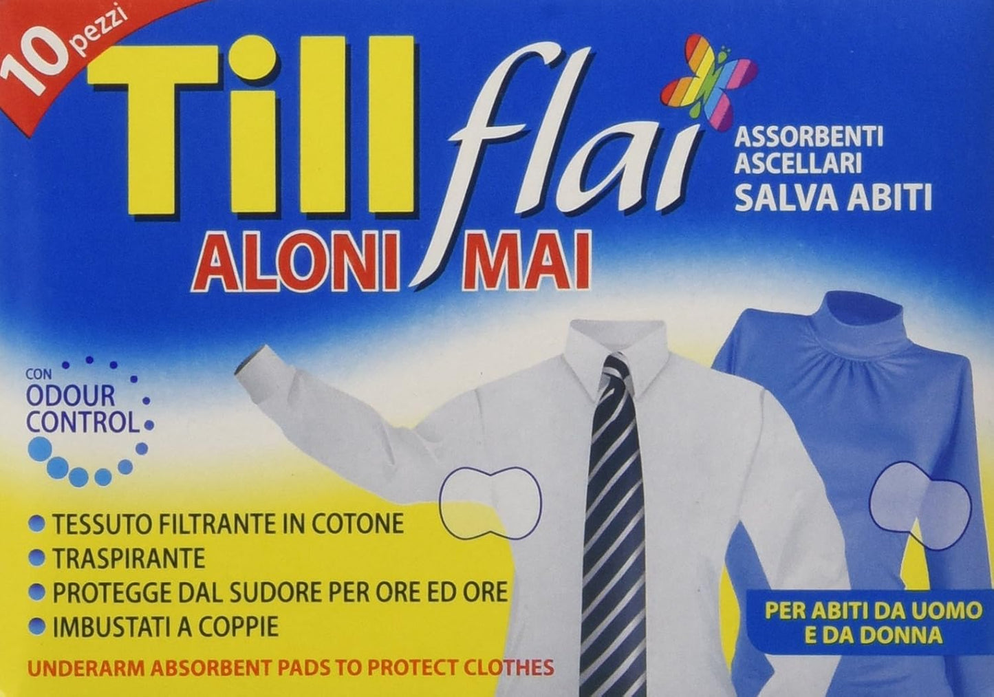 Lot de 10 serviettes hygiéniques anti-traces