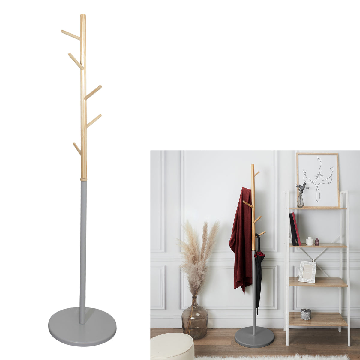 Portemanteau Miko Gris