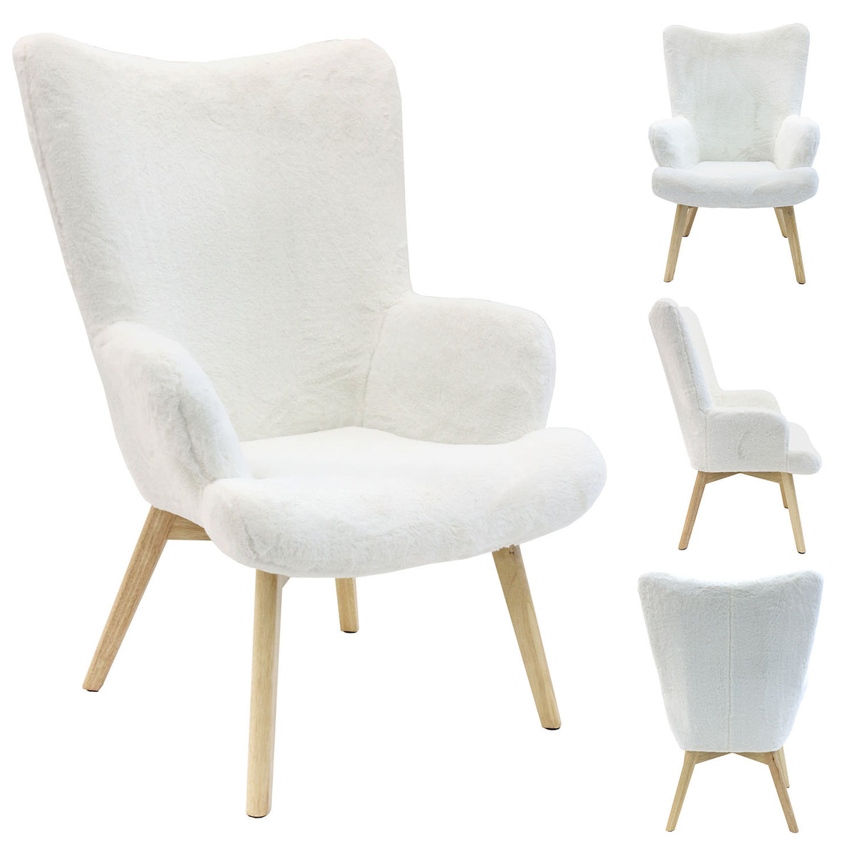 Fauteuil Helsinki Imitation Fourrure