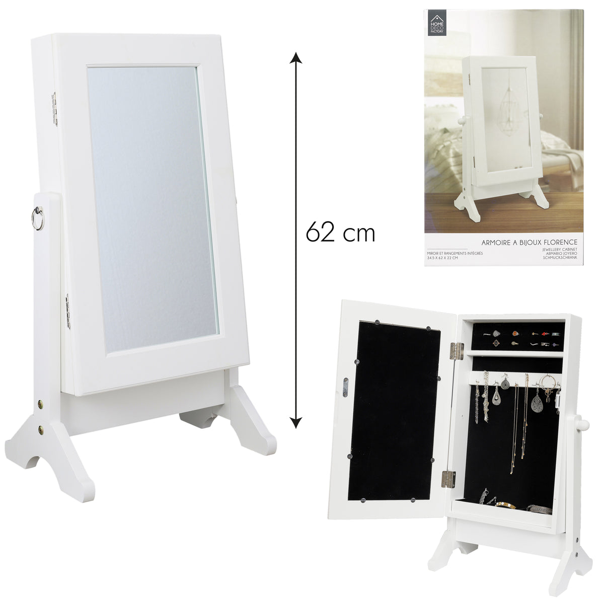 Armoire A Bijoux A Poser Florence