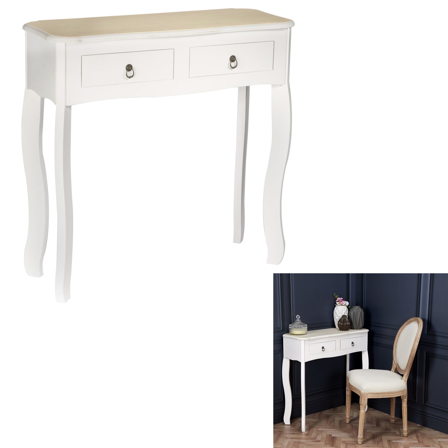 Console Blanc Victoria