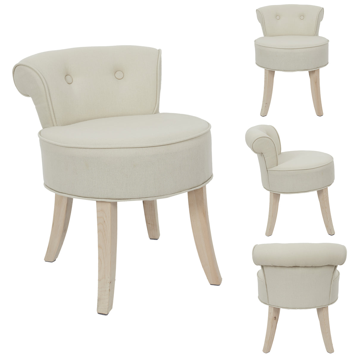 Tabouret Eleonor Beige