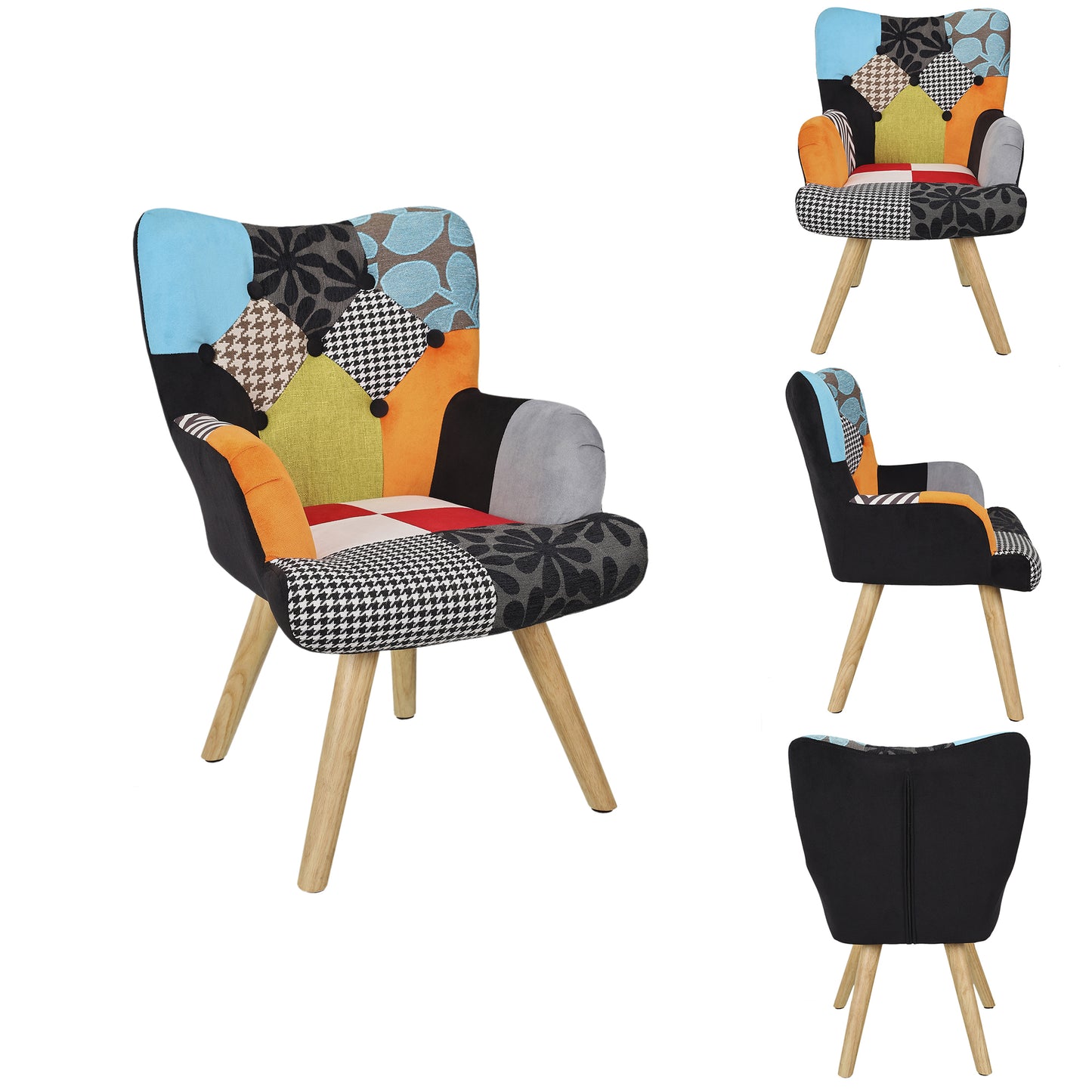 Fauteuil Helsinki Patchwork Enfant
