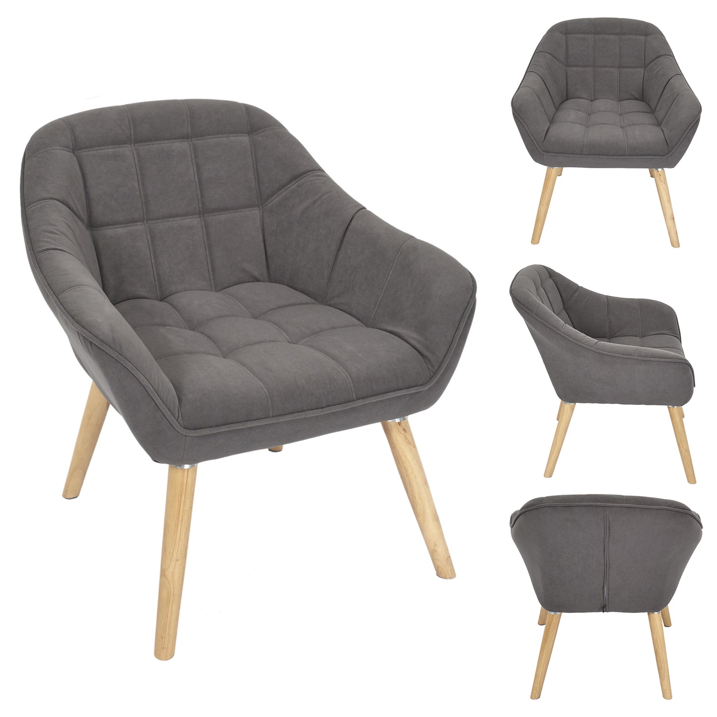 Fauteuil Magnus Gris
