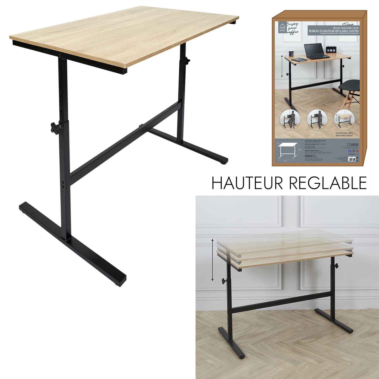 Bureau Hauteur Reglable Austin