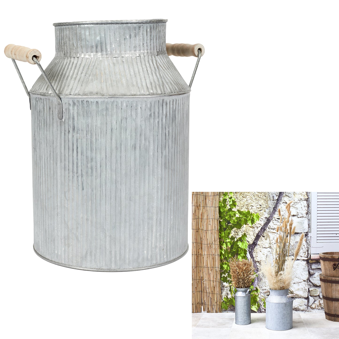 Vase En Forme De Pot A Lait Pm