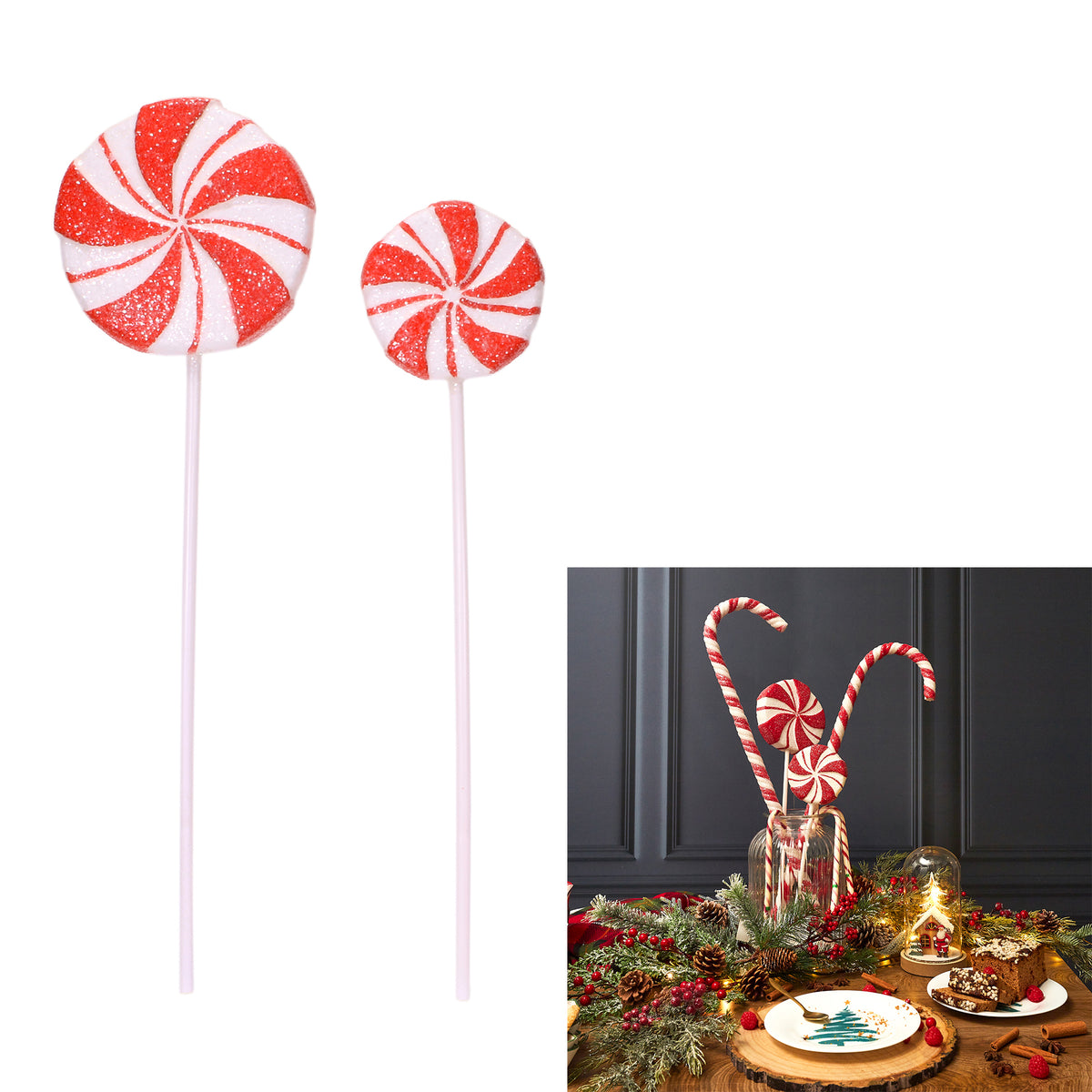 Deco Sucettes De Noel X2