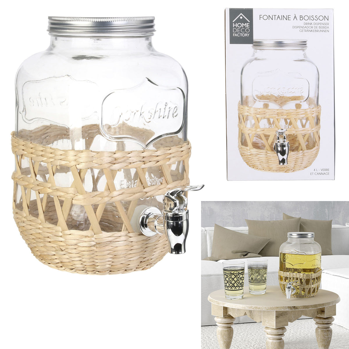 Fontaine Avec Cannage 4L