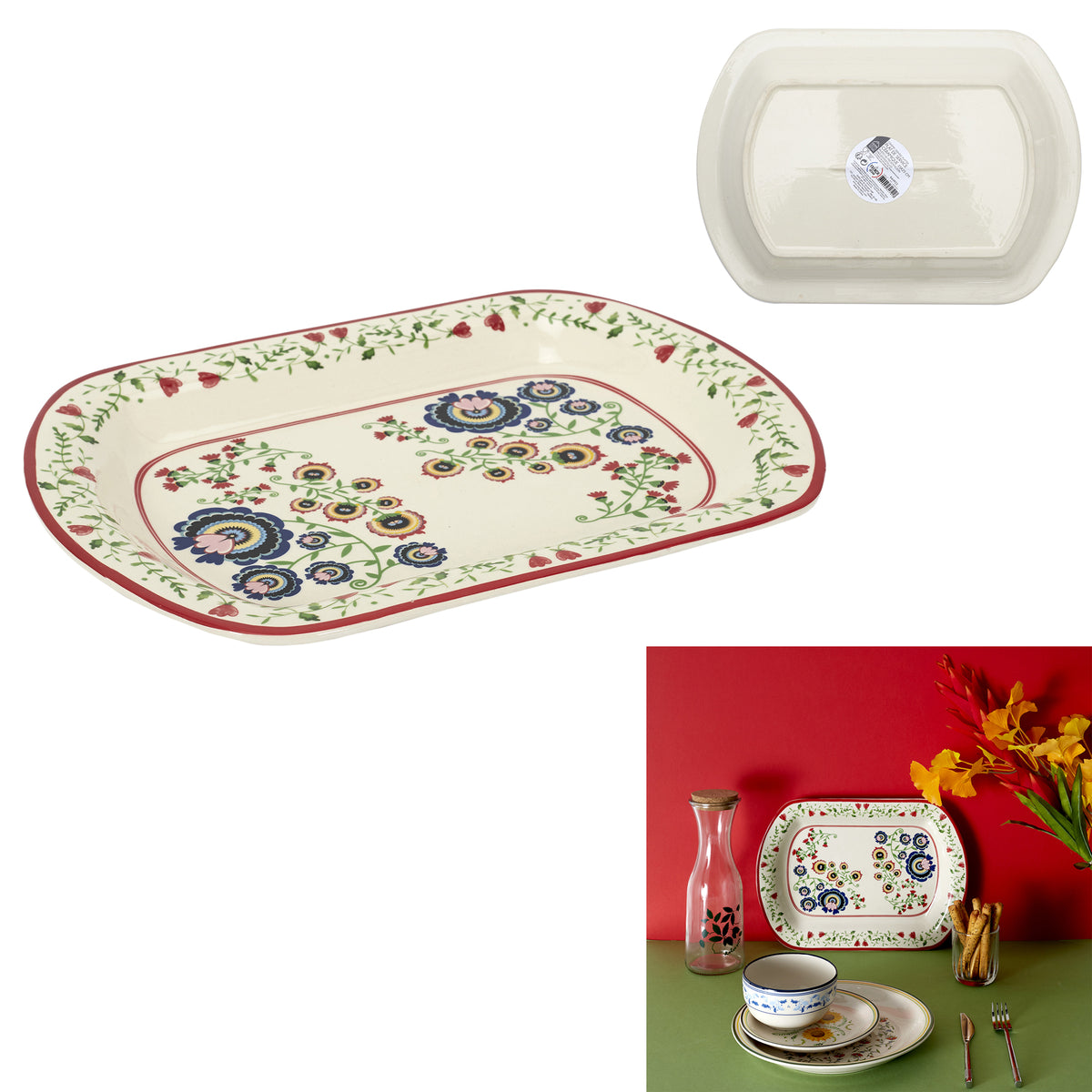 Plat De Service Italie 35Cm