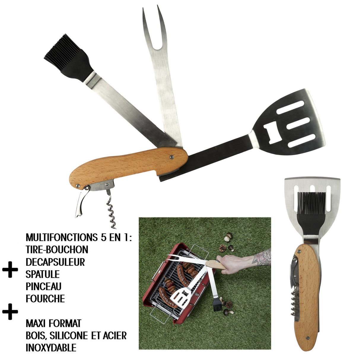 Ustensile Multifonction Barbecue
