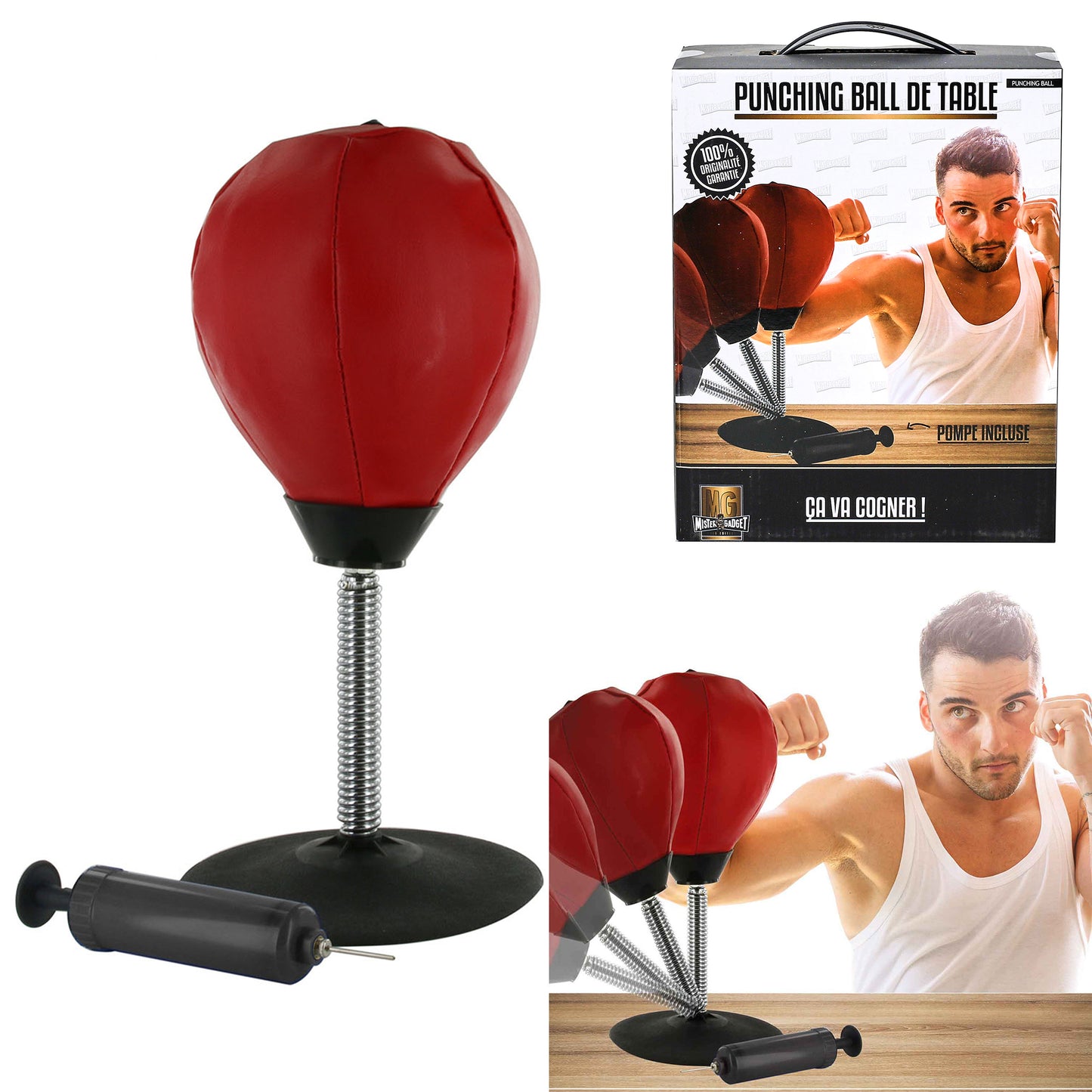 Punching Ball De Table Ventouse 1 Pompe