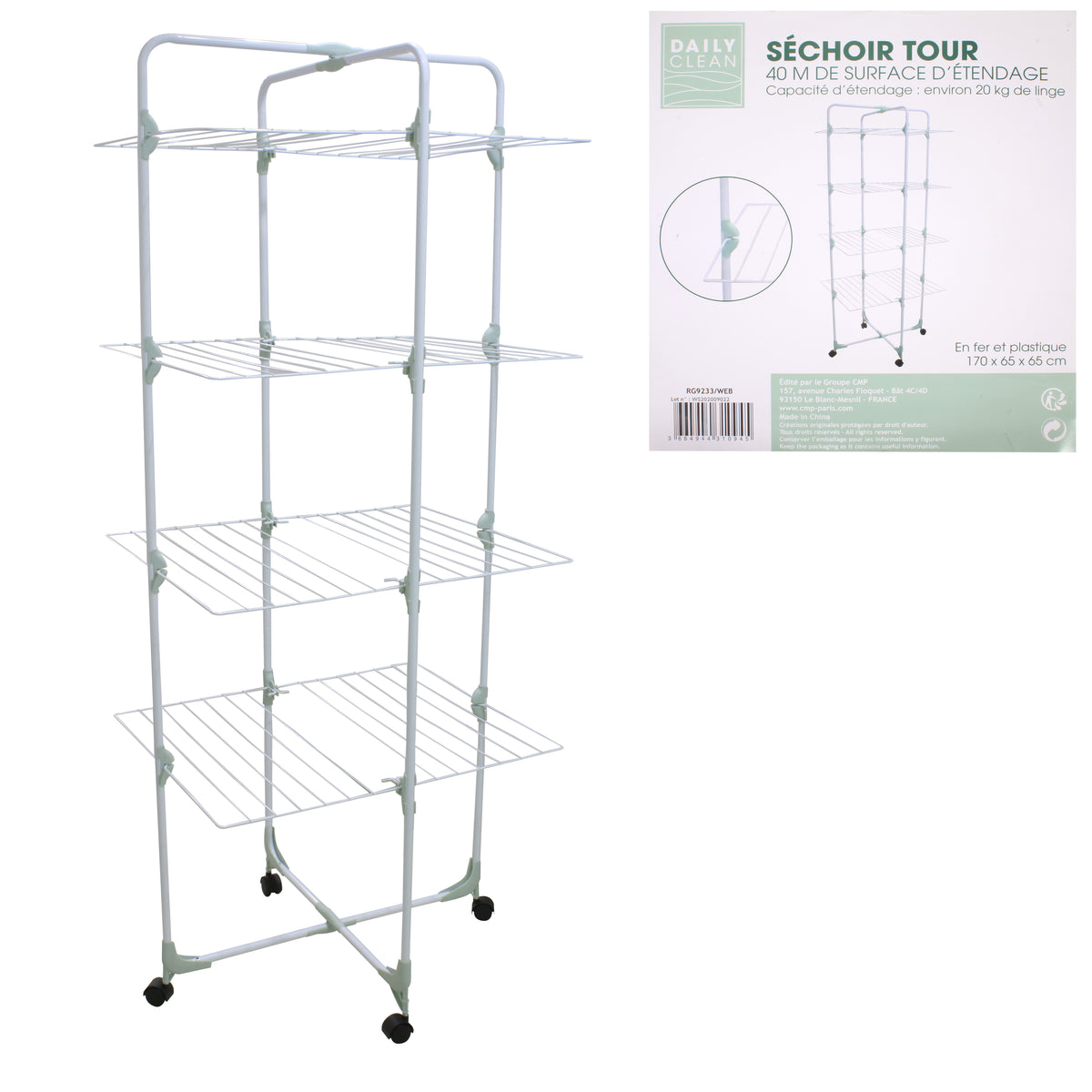 Etendoir A Linge 4 Niveaux