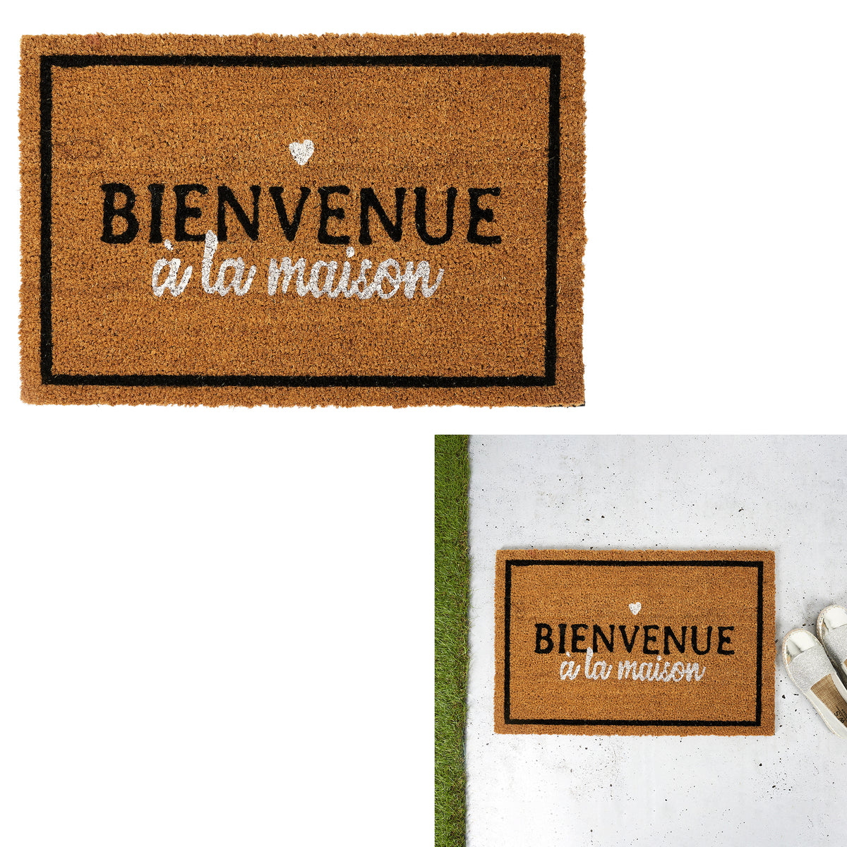 Paillasson Fibre De Coco Bienvenue A La Maison