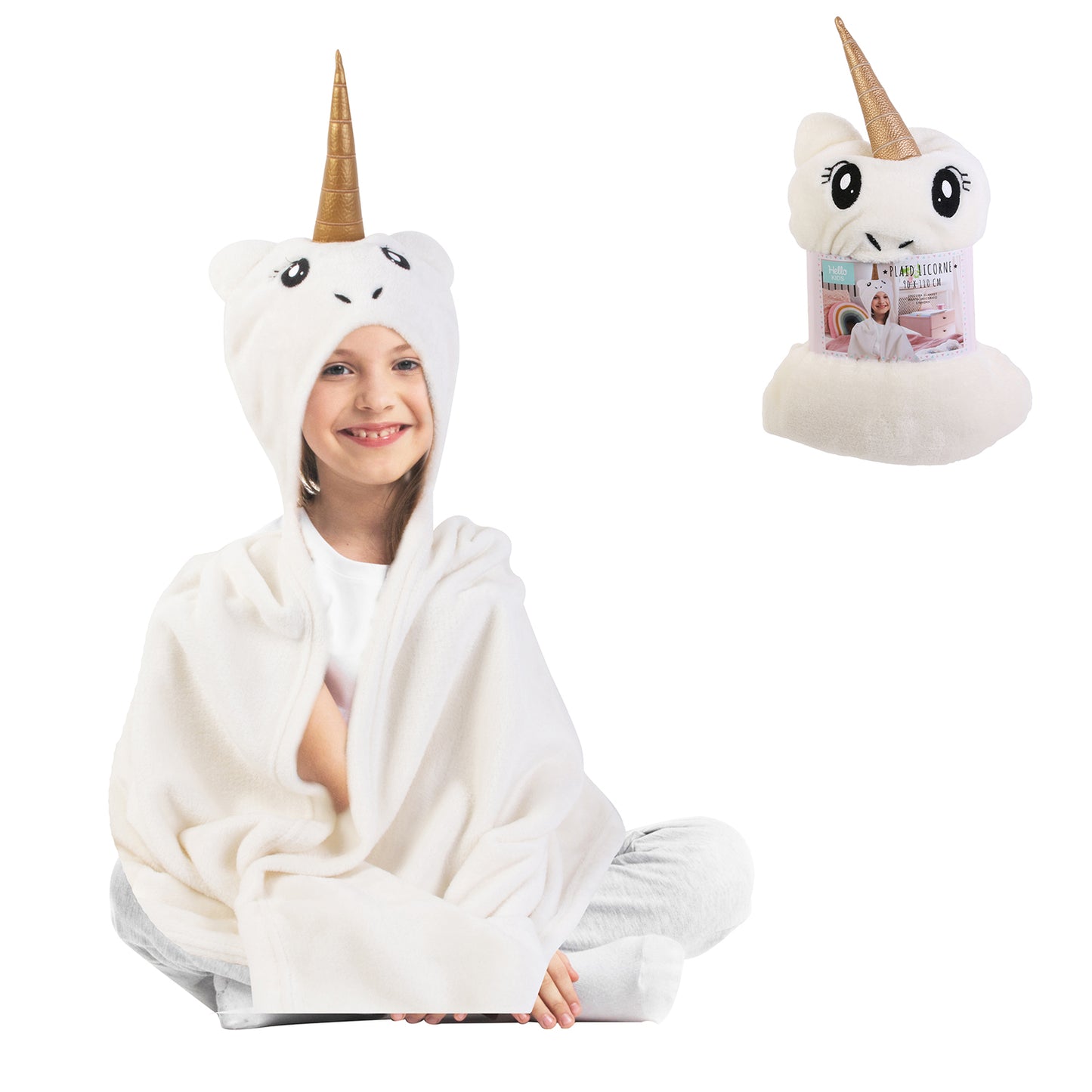 Plaid Licorne 90X110Cm