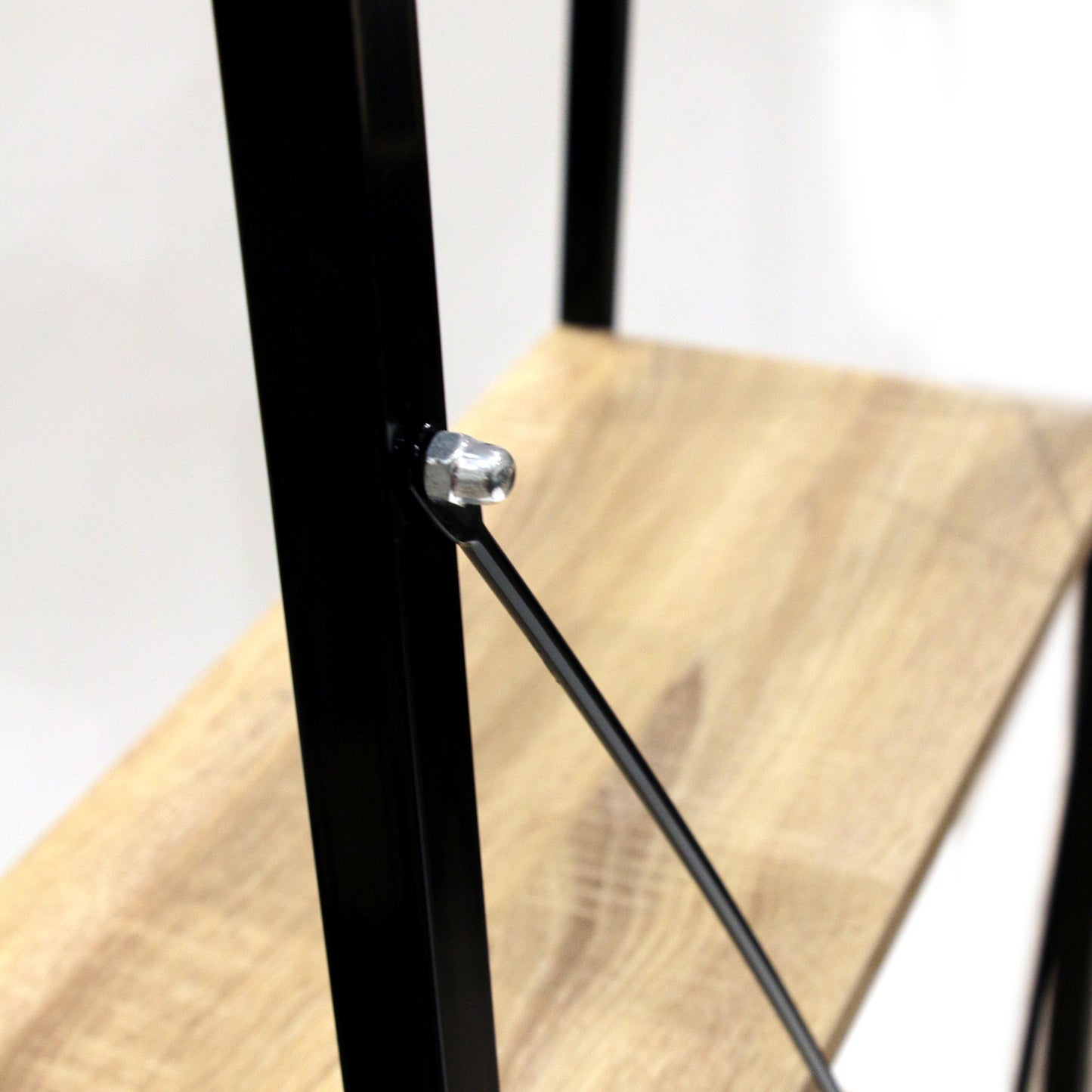 ETAGERE BOIS ET METAL LOKA