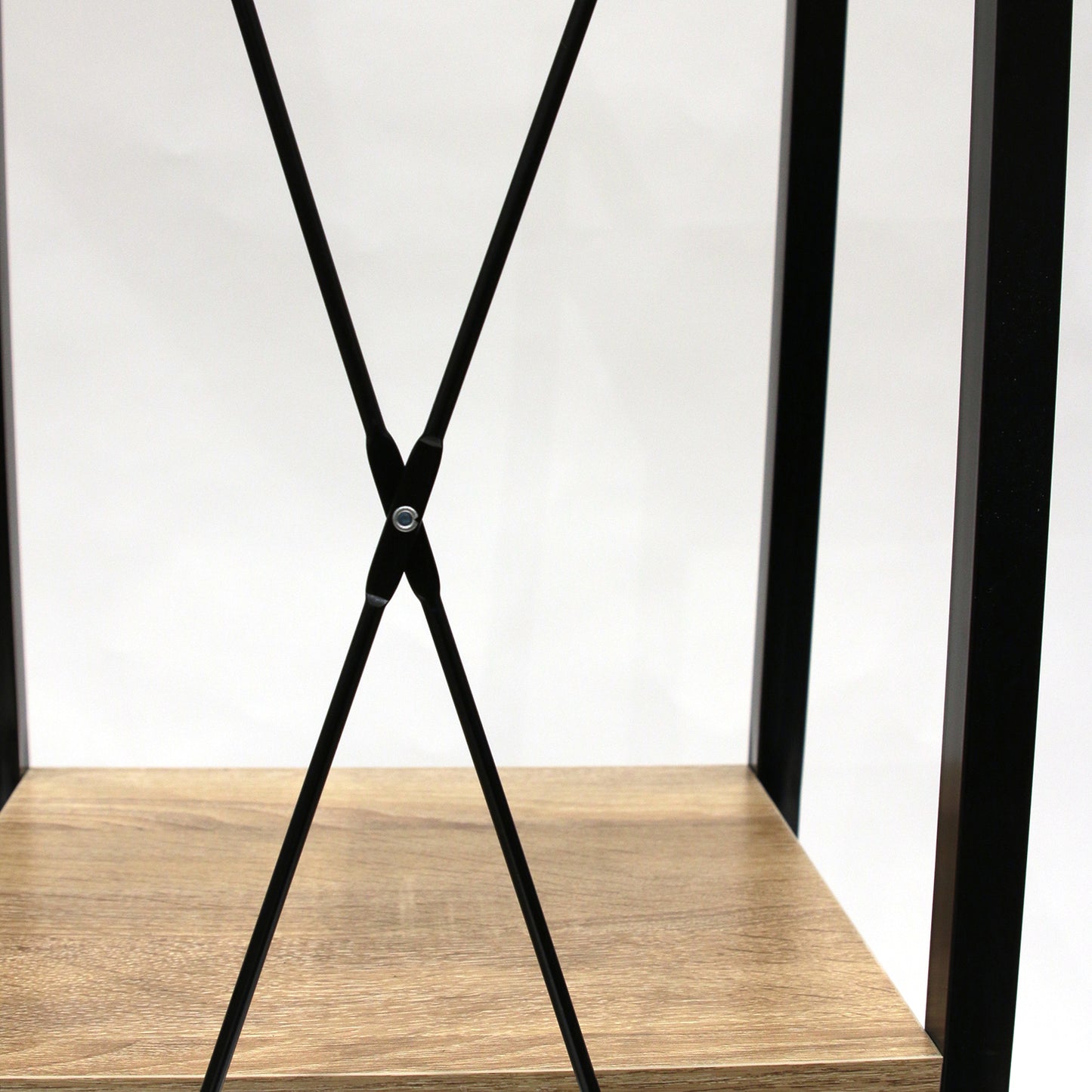 ETAGERE BOIS ET METAL LOKA