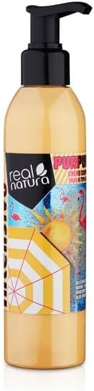 Real Natura - Crème Pro-Mar et Piscina - Protection Solaire et Anti-Chlore - Hydratation Profonde - Cheveux Doux et Sans Nœuds - Formule Légère et Non Grasse - 200 ml