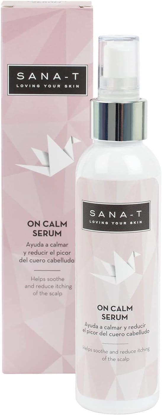 SANA-T ON CALM SERUM 125ml | Apaisant et protecteur, aide à réduire les démangeaisons du cuir chevelu dans les traitements contre le cancer | Sans parabènes, silicones ni parfum