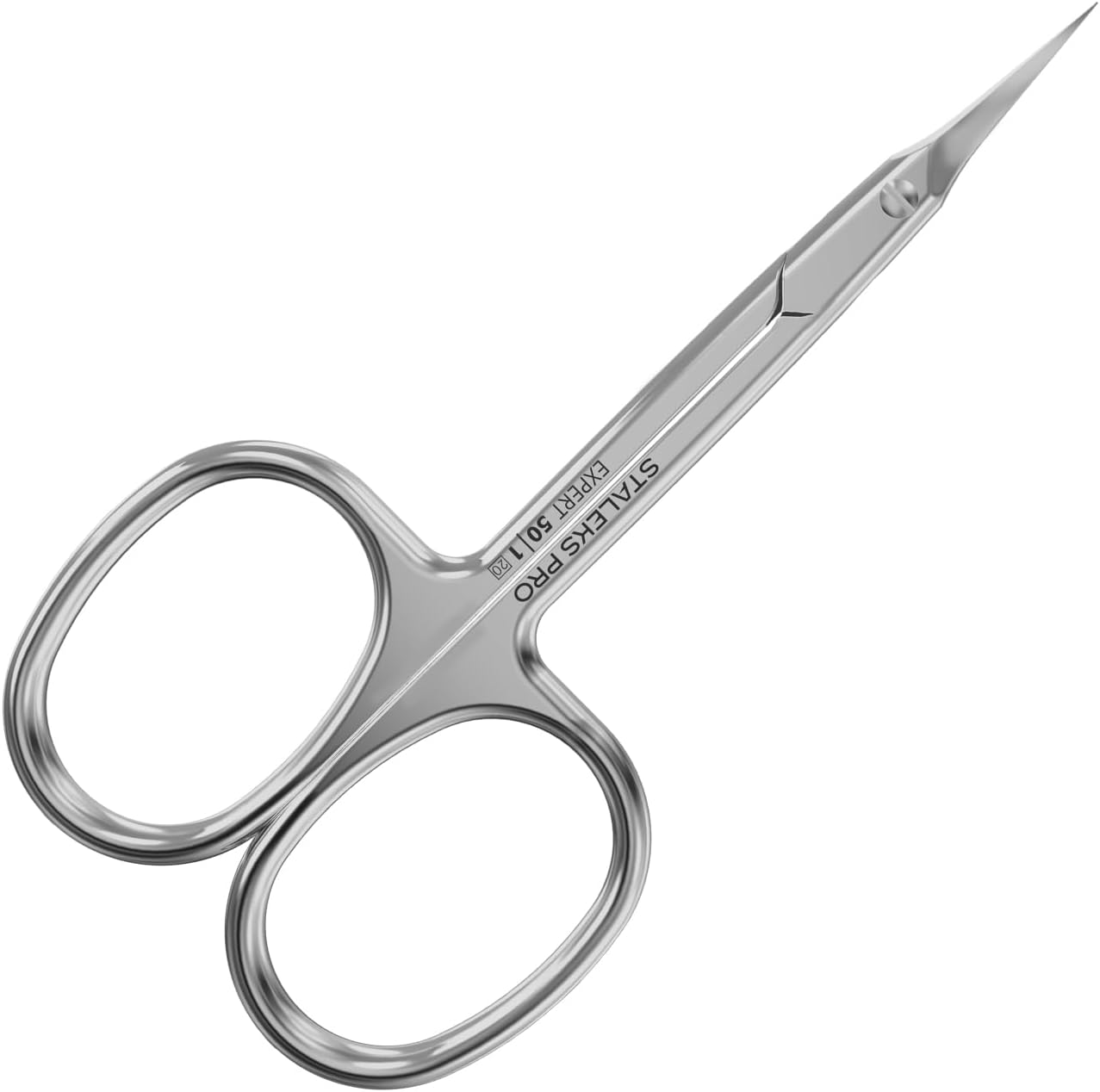 STALEKS PRO Expert 50 Professional Cuticle Scissors Type 1 - Pack of 1 - Model SE-50/1