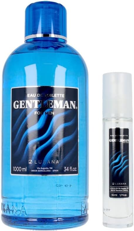 Luxana Gentleman For Men Agua by Tocador Lote 2 Pz 1000+50ml
