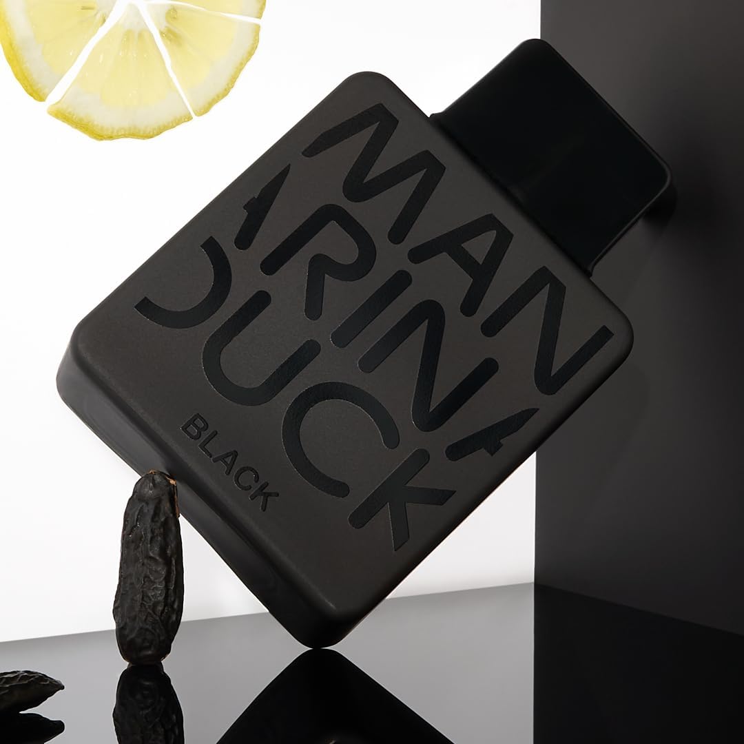 MANDARINA DUCK FRAGRANCES | Black Eau de Toilette, Parfum Homme Spray, Famille olfactive Fougère, Oriental, 100 ml