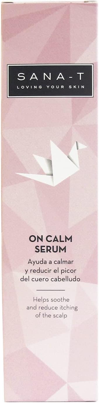 SANA-T ON CALM SERUM 125ml | Apaisant et protecteur, aide à réduire les démangeaisons du cuir chevelu dans les traitements contre le cancer | Sans parabènes, silicones ni parfum