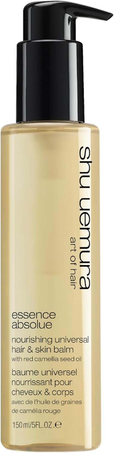 SHU UEMURA ART OF HAIR - Essence Absolue - Baume Universel Nourrissant - Disciplie & Apporte de la Brillance aux Cheveux, Hydrate la Peau - Huile de Camélia Rouge - Cheveux & Corps - 150ml