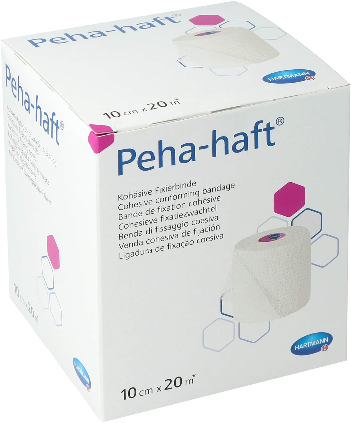 Hartmann Peha-Haft Bandage Compressive Sans Latex, 20 m x 10 cm