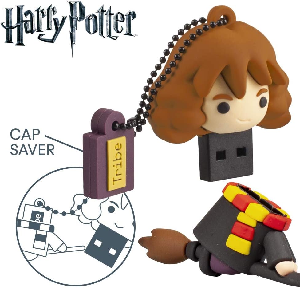 Tribe - Clé USB 32 Go Harry Potter - Mémoire Flash Drive 2.0, Personnage Saga Harry Potter, Clé USB Compatible avec Windows, Linux et Mac