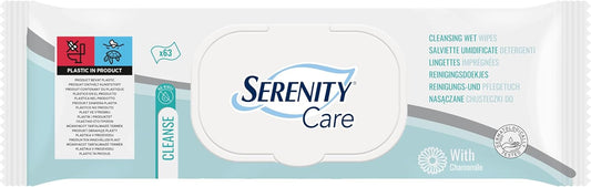 Serenity Skincare - Salviette Detergenti con Camomilla, 63 salviette
