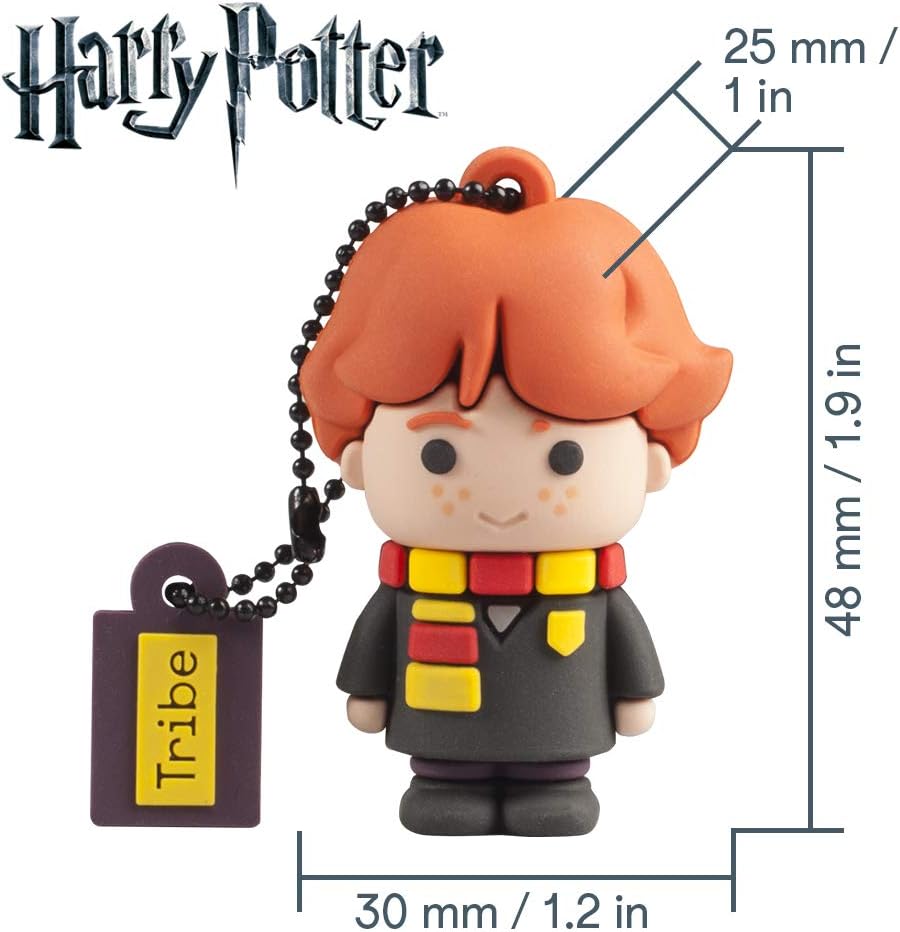 Tribe - Clé USB 32 Go Harry Potter - Mémoire Flash Drive 2.0, Personnage Saga Harry Potter, Clé USB Compatible avec Windows, Linux et Mac