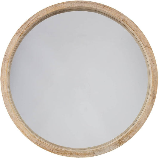 Atmosphera - Miroir en Bois D50 cm