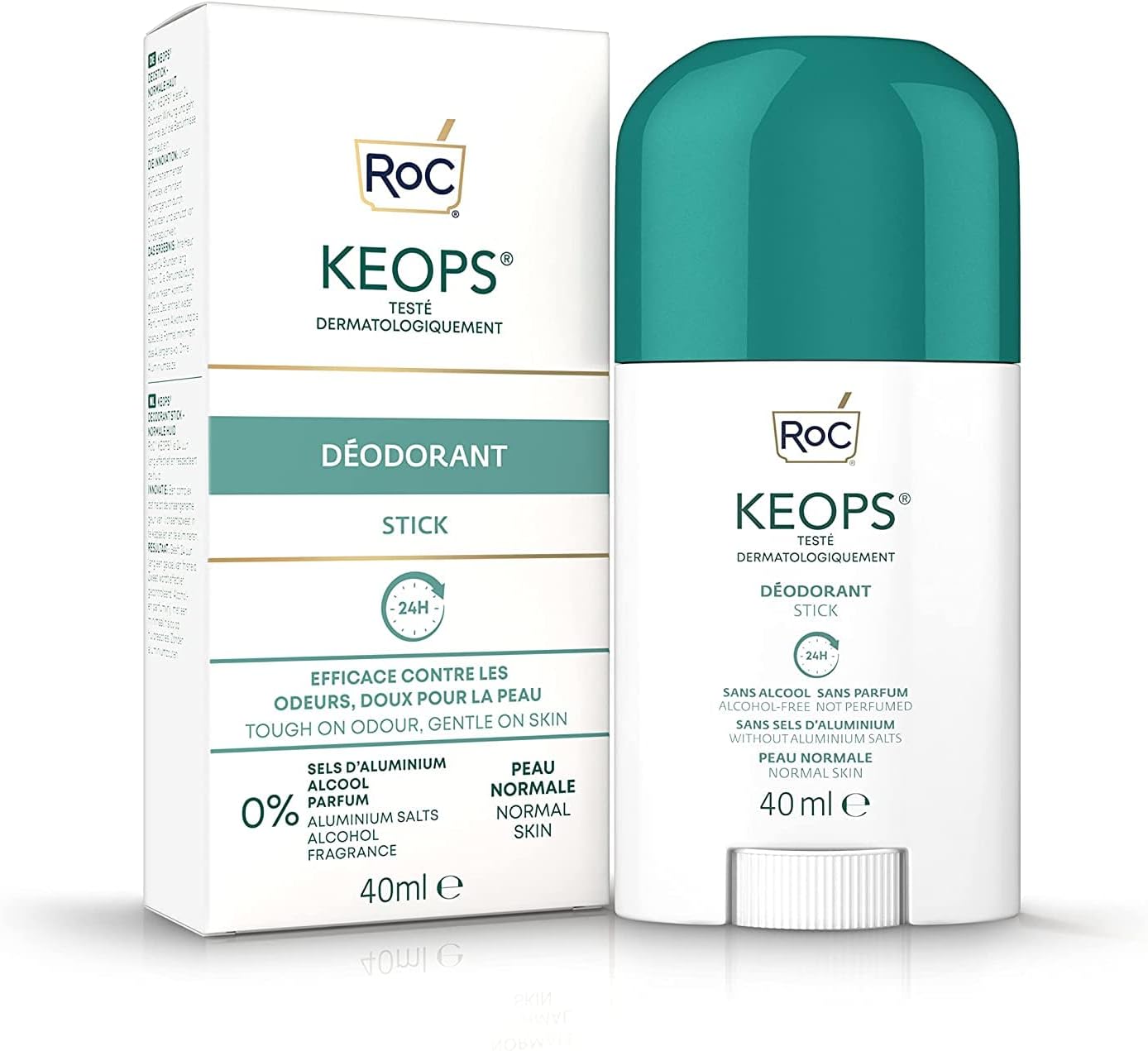 RoC Déodorant en stick, Keops 24H, 40 ml